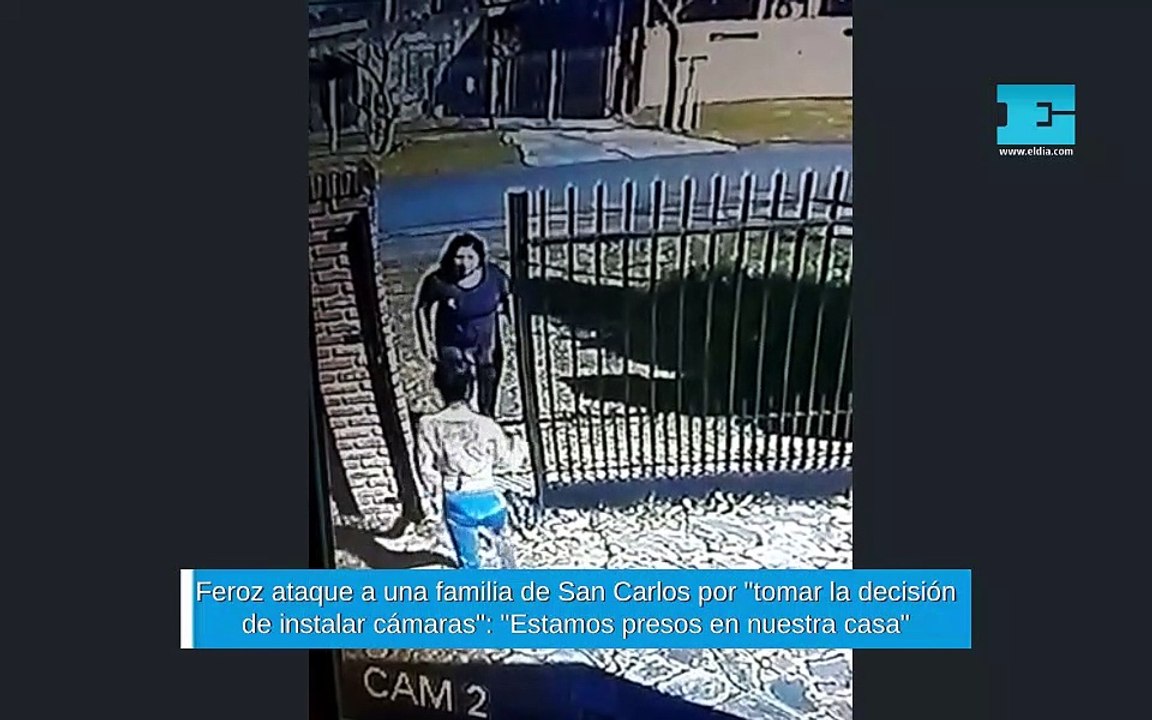 Feroz ataque a una familia de San Carlos por "instalar cámaras": "Estamos presos en nuestra casa"