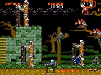 Ghouls'n Ghosts online multiplayer - megadrive