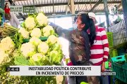 Inestabilidad política contribuye en incremento de precios