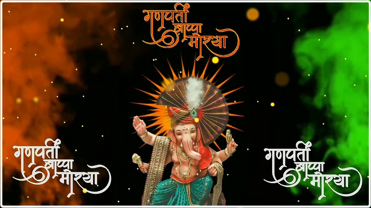 Ganesh Chaturthi black screen Template Video Effects 2021 / black background video effects 2021