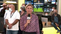 Découvrez pourquoi Anne-Sophie Lapix a quitté en direct le plateau du 20h de France 2 pour aller sur celui de la chaîne France Info