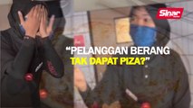 Pelanggan berang tak dapat piza?
