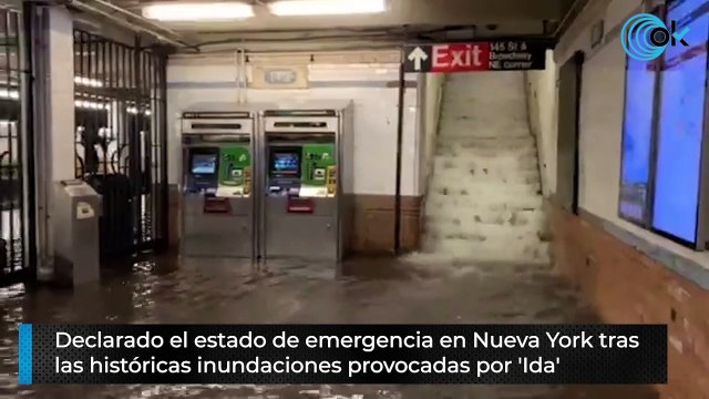 Declarado el estado de emergencia en Nueva York tras las históricas inundaciones provocadas por 'Ida'