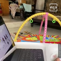 Junior Chiru Completes 10 Months, Meghana Shares Their Cute Moments