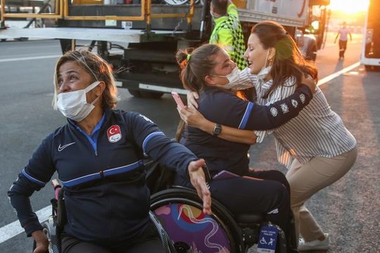 2020 Tokyo Paralimpik Oyunları'nda yarışları biten milli sporcular yurda döndü