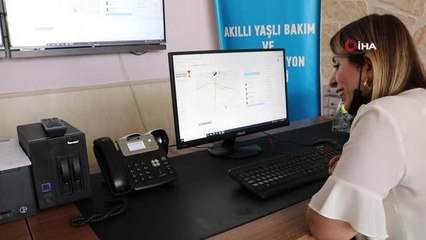 Kahramanmaraş'ta yaşlılara manevi evlat butonu hizmeti