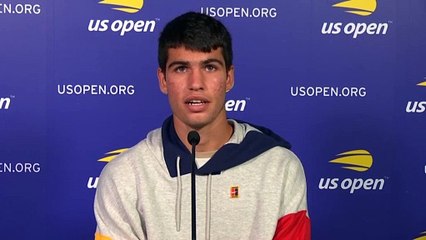 US Open 2021 - Carlos Alcaraz : "Against Stefanos Tsitispas, we'll see what happens anyway"