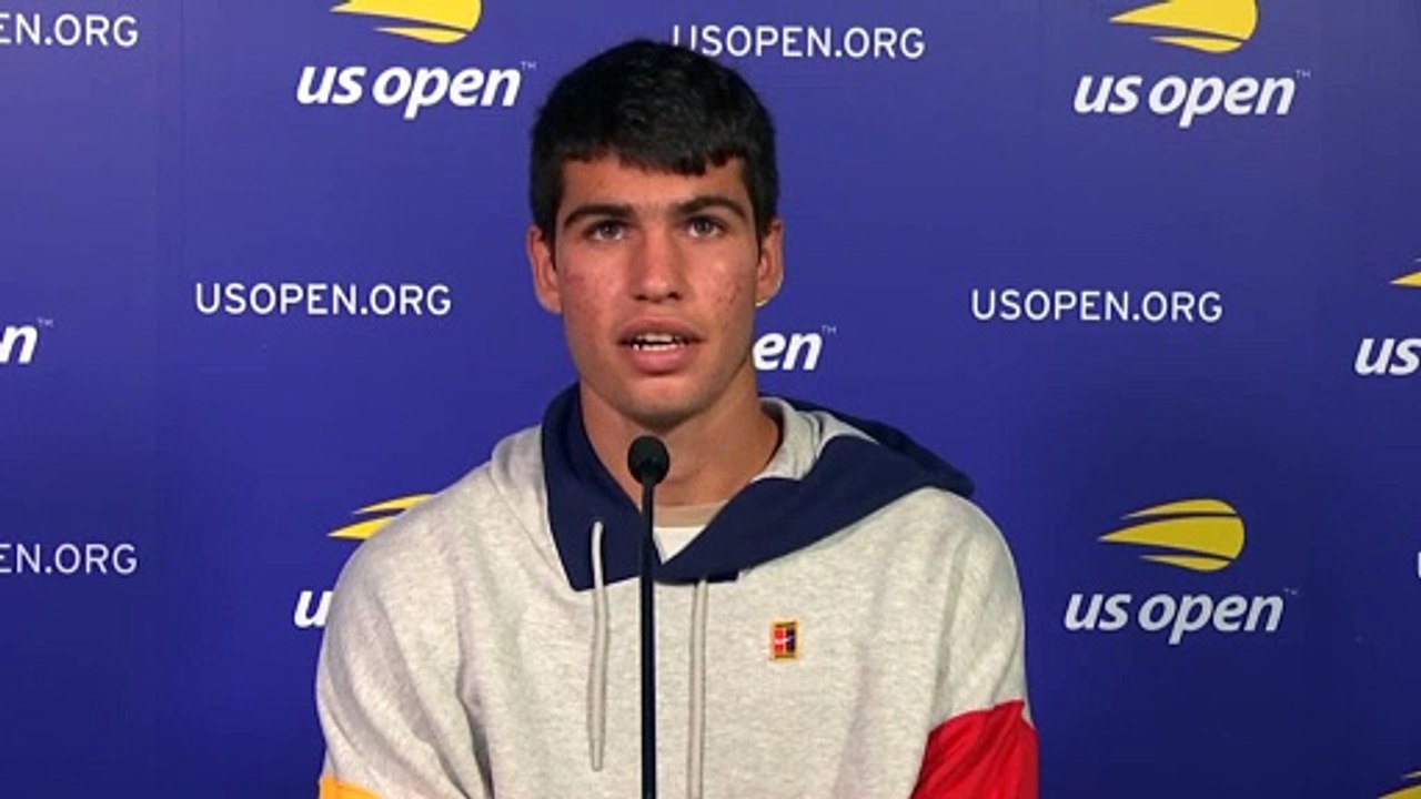 US Open 2021 - Carlos Alcaraz : "Against Stefanos Tsitispas, we'll see what happens anyway"
