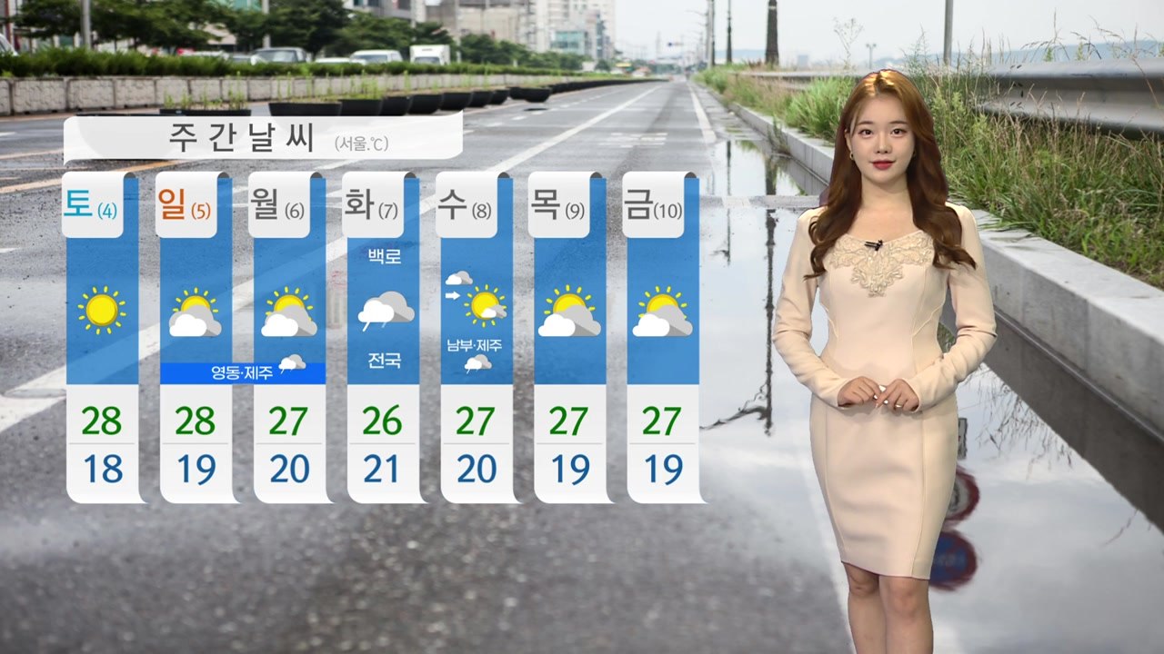 [날씨] 내일 남부·제주도 비...저지대 침수 등 호우 피해 주의 / YTN