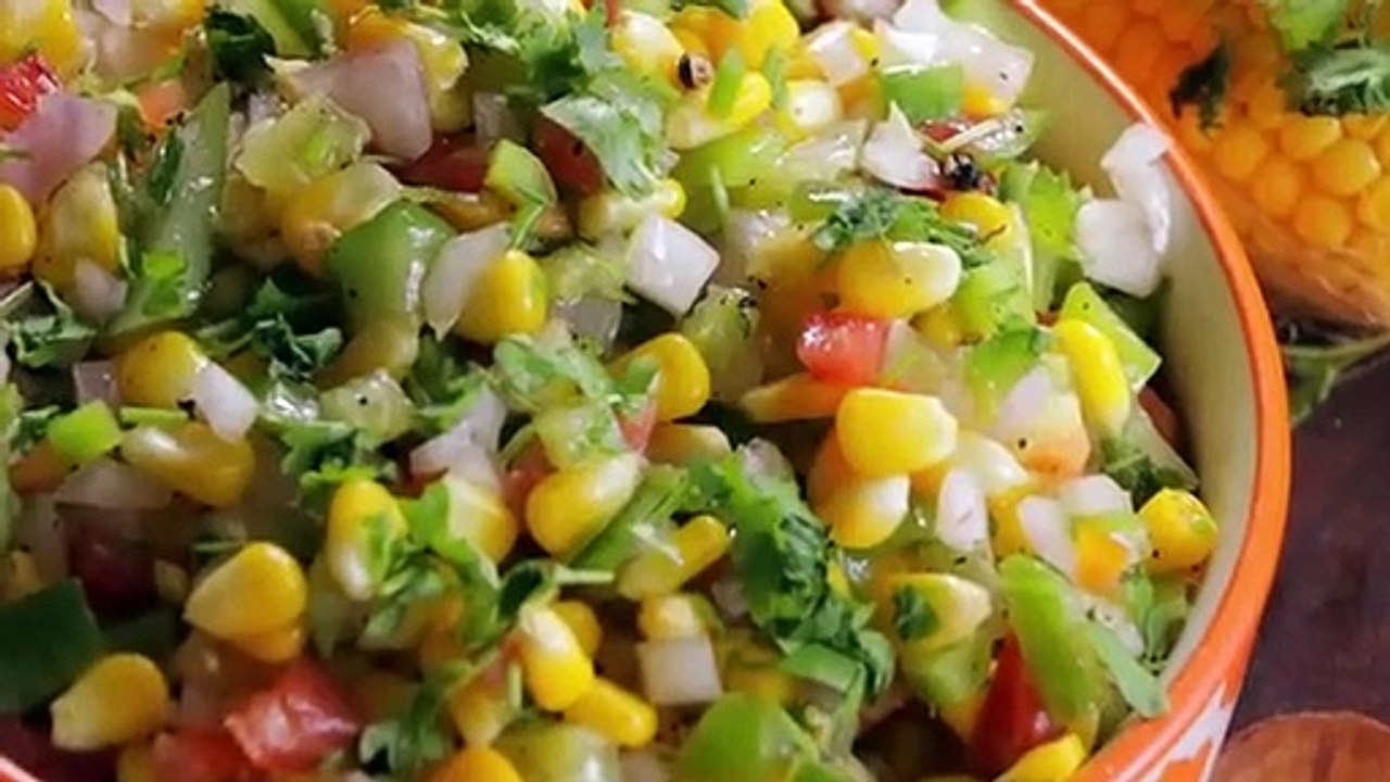 AMERICAN CORN SALAD  Healthy Tasty American Corn Salad  The Best Corn Salad -