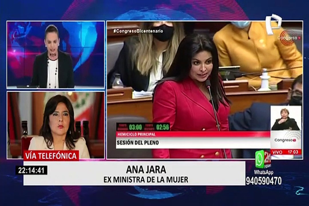 Ana Jara: "Para este Gobierno las mujeres no existimos"