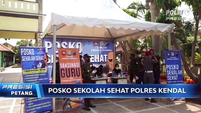 Pembelajaran Tatap Muka Digelar, Polres Kendal Bentuk Posko Sekolah Sehat