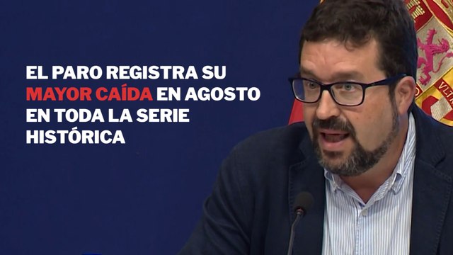 El paro registra su mayor caída en agosto en toda la serie histórica: 82.583 desempleados menos