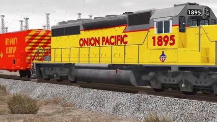 Trains vs Potholes – BeamNG.Drive