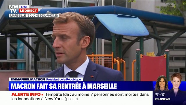 Emmanuel Macron: Il faut multiplier l'investissement de la nation pour que les enfants puissent apprendre mieux