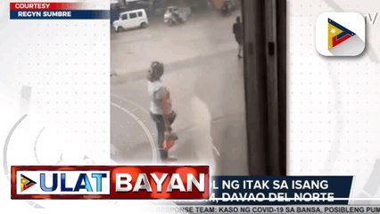 Lalaki, nanghabol ng itak sa isang terminal sa Tagum, Davao del Norte