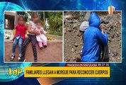 Tragedia en Matucana: Familiares llegan a Morgue para reconocer los cuerpos