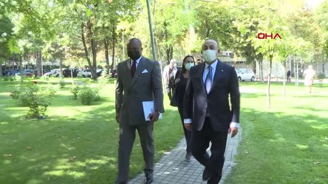 Çavuşoğlu, Kongo Cumhuriyeti Uluslararası İşbirliği ve Kamu-Özel Ortaklığını Teşvik Bakanı Denis Christel Sassou N'Guesso ile görüştü