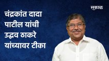 Chandrakant Patil:चंद्रकांत दादा पाटील यांची मुख्यमंत्री उद्धव ठाकरे यांच्यावर टीका