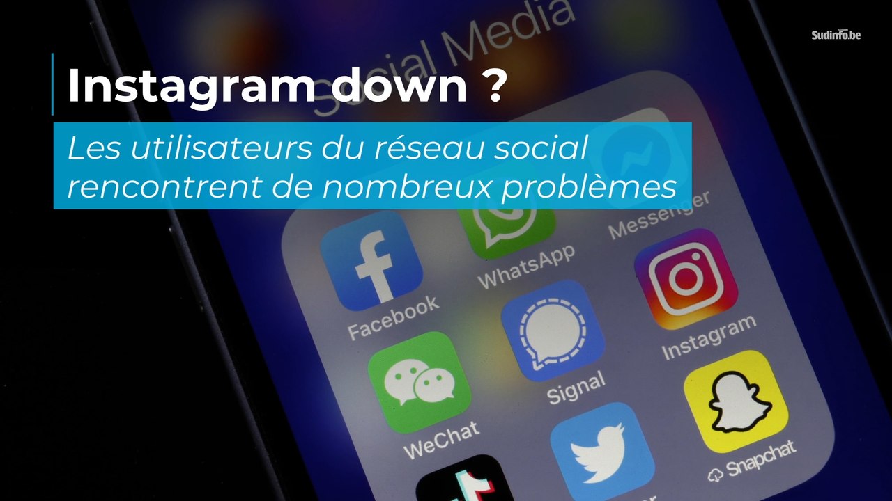 Instagram down ? De nombreux utilisateurs se plaignent de problèmes sur le réseau social