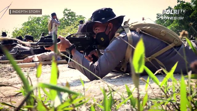 152 Satgas Garuda Bhayangkara FPU 3 MINUSCA Menjalani Latihan Akhir Jelang Pembaretan di Pulau Tegal Mas, Lampung (2/3)