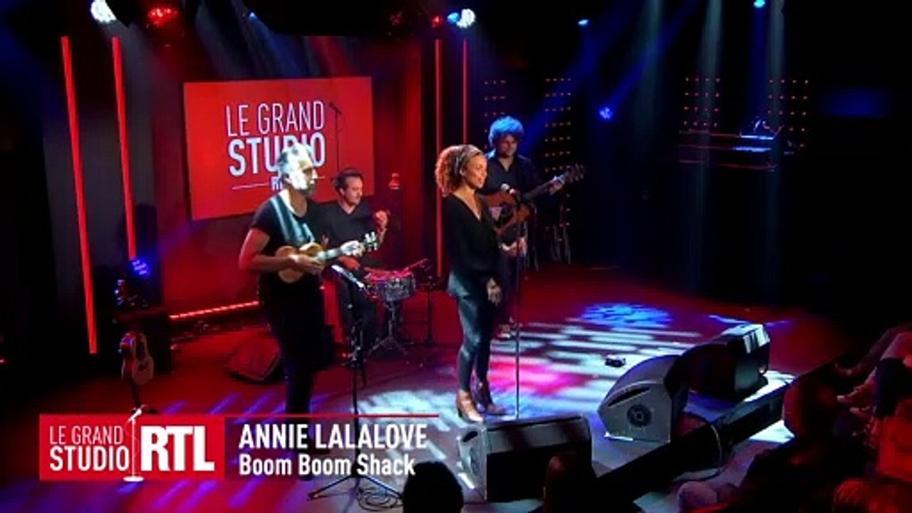 Annie Lalalove interprète "Boom Boom Shack" dans "Le Grand Studio RTL"