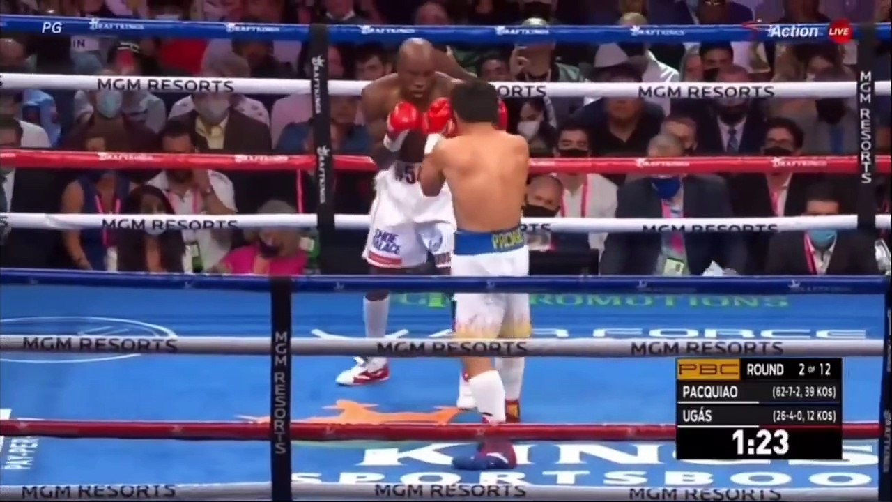 pacquiao vs ugas highlights (HD)