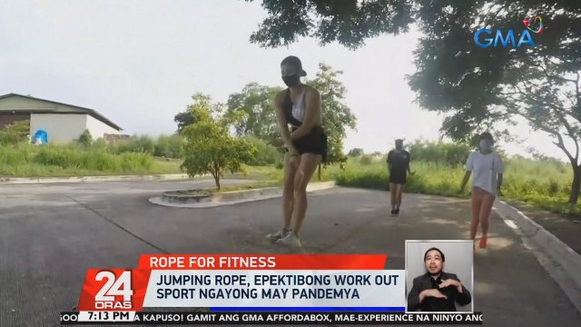 Jumping rope, epektibong workout sport ngayong may pandemya | 24 Oras