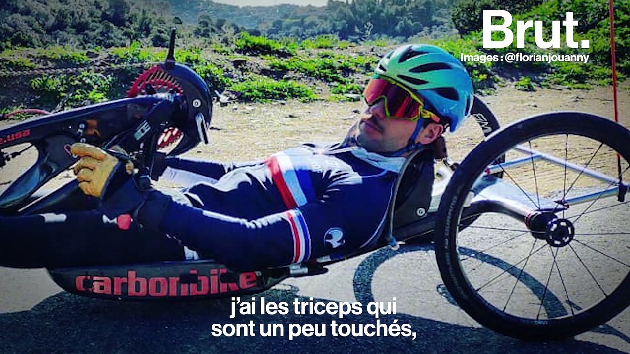 Florian Jouanny, médaillé d'or de handbike aux Jeux paralympiques