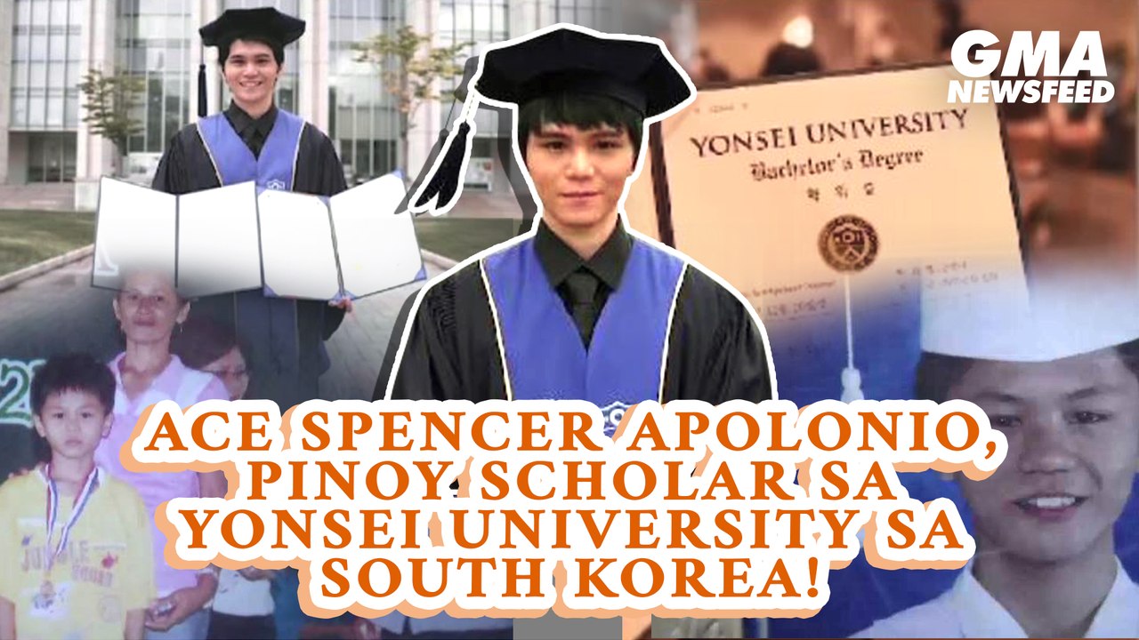 Ace Spencer Apolonio, Pinoy scholar sa Yonsei University sa South Korea! | GMA News Feed