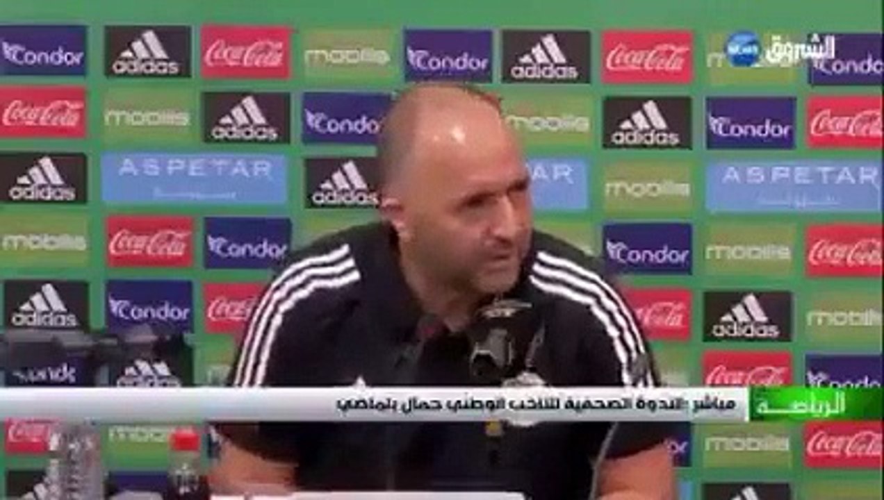 Le coup de gueule de Djamel Belmadi sur létat des terrains de foot en Algérie