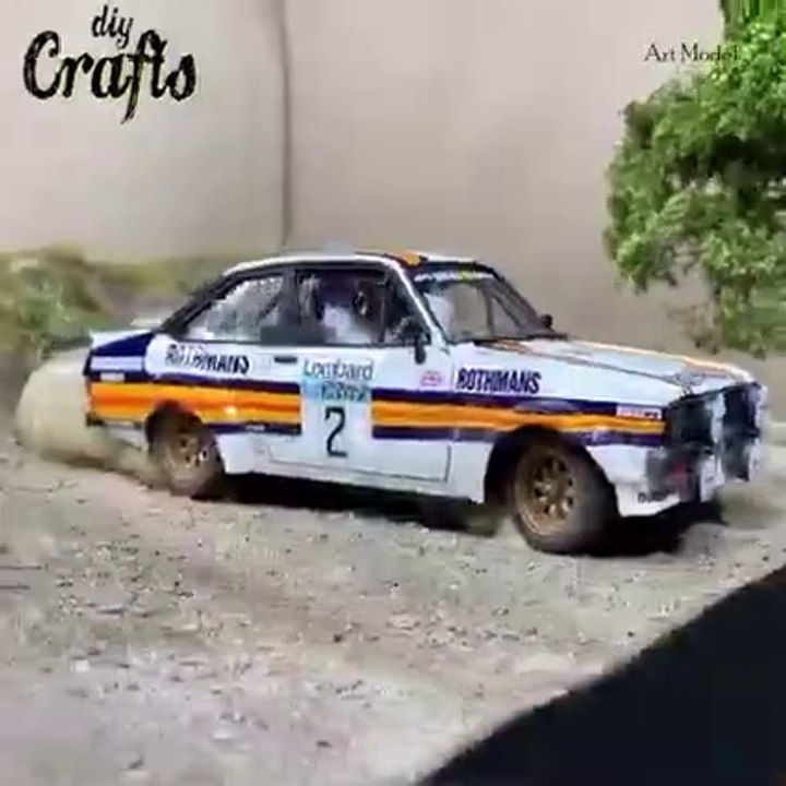 How make beautiful ford escort rally diorama –Building A Car From Clay
