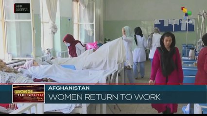 Afghanistan: Amid pressures, women return to work