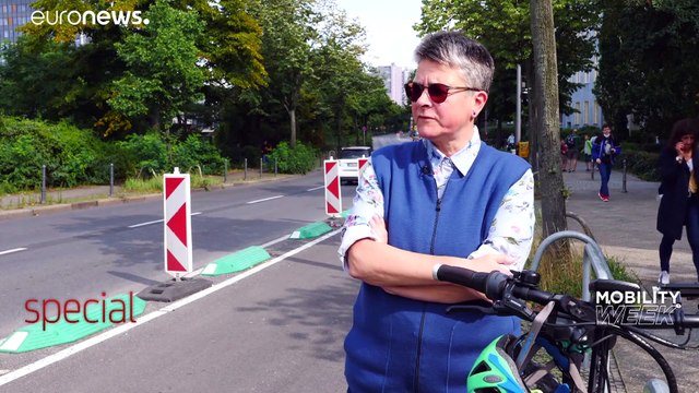Berlin's pop-up bike lanes made permanent after soaring rise in cycling during COVID