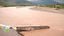 Desbordamiento de río deja pérdidas de ganado y cultivos en La Huacana