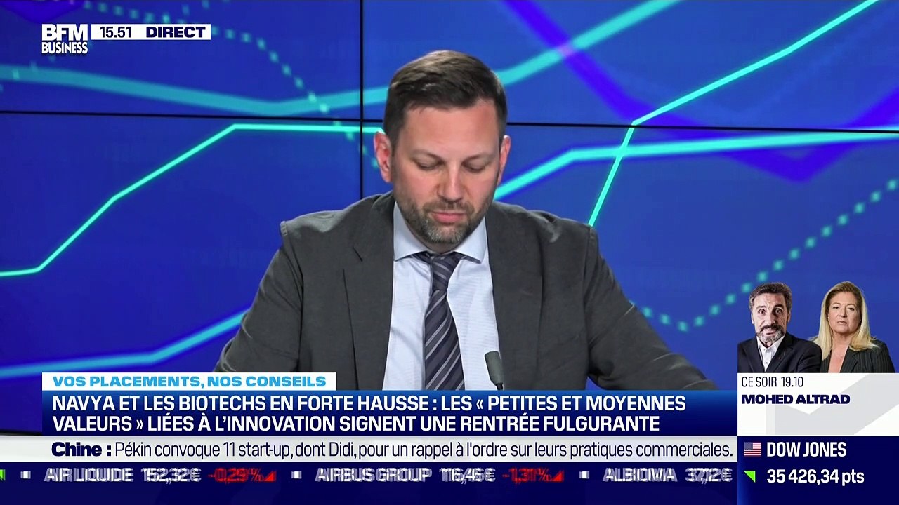Guillaume Bayre (BFM Bourse) : Comment interpréter la thématique de l'innovation en Bourse ? - 02/09