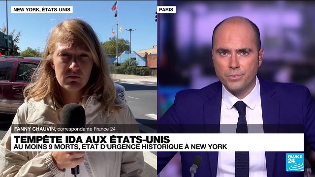 Tempête Ida aux Etats-Unis : état d'urgence historique à New York