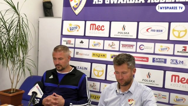 Konferencja po meczu Gwardia Koszalin 0 - 0 Flota Świnoujście