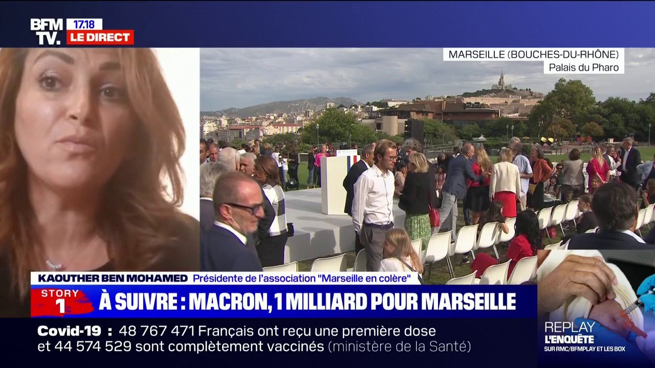 Kaouther Ben Mohamed, présidente de l'association "Marseille en colère": "Ce que je veux, c'est que les habitants et ceux qui font la ville soient associés au projet"