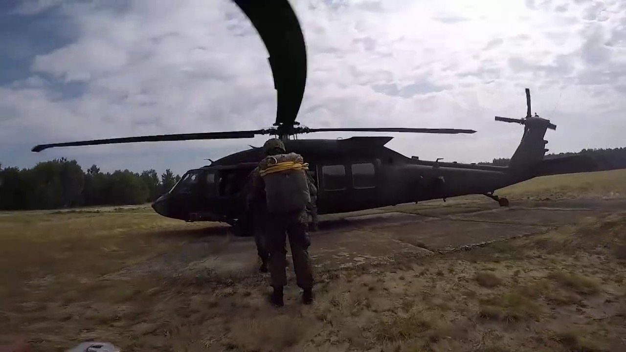 Paratroopers from the 173rd Airborne Brigade & Polish 6th Airborne Brigade Joint Airborne Operation