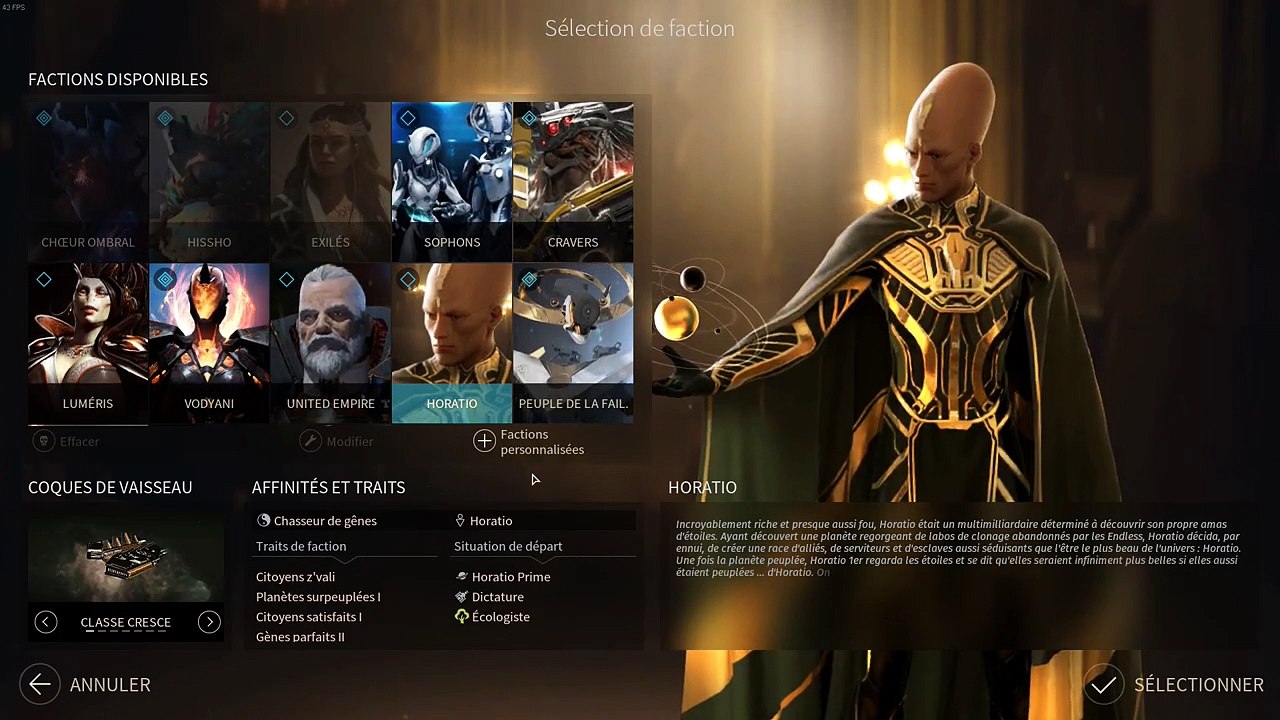 Tutoriel - Endless Space 2 - 01-7 - Faction custom