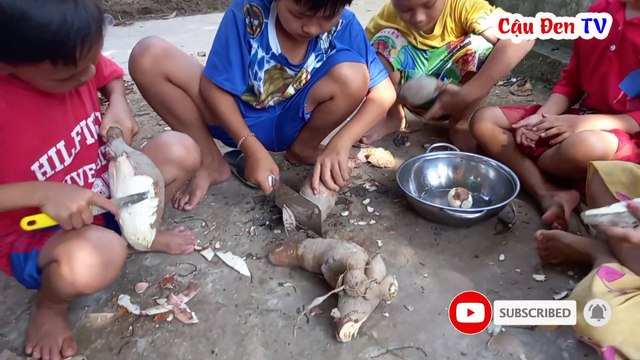 Cậu Đen TV - Thử Thách Làm Bánh Khoai Mì Nướng Cực Ngon #11