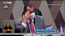 Aziz diz que o lobista da Precisa entrou com atestado de coceira e agora está esperando um laudo psicquiátrico
