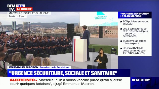 Emmanuel Macron à propos de personnels municipaux à Marseille: L'absentéisme, les grèves perlées, c'est un sujet