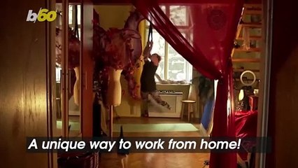 The Lockdown Has Forced This Hungarian Fire Juggler To Also Work From Home!