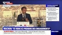 Emmanuel Macron sur l'emploi des jeunes des quartiers nord de Marseille: 