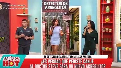 Melissa Paredes sale huyendo despavorida de programa EN VIVO: “¡No puede ser!”