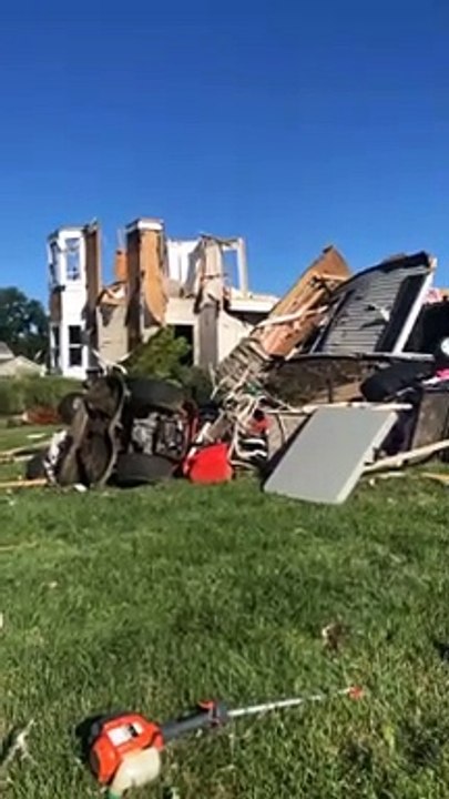 TORNADO in Mullica Hill, NJ this morning