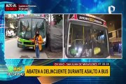 Balacera al interior de bus de transporte público: pasajera herida se encuentra en recuperación