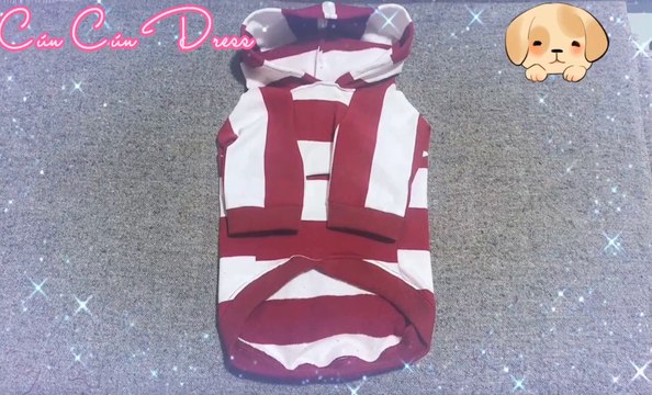 CÁCH MAY ÁO HOODIE CHO CHÓ MÈO - HOW TO MAKE A HOODIE FOR CATS AND DOGS